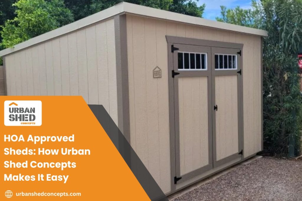 HOA Approved Sheds: How Urban Shed Concepts Makes It Easy