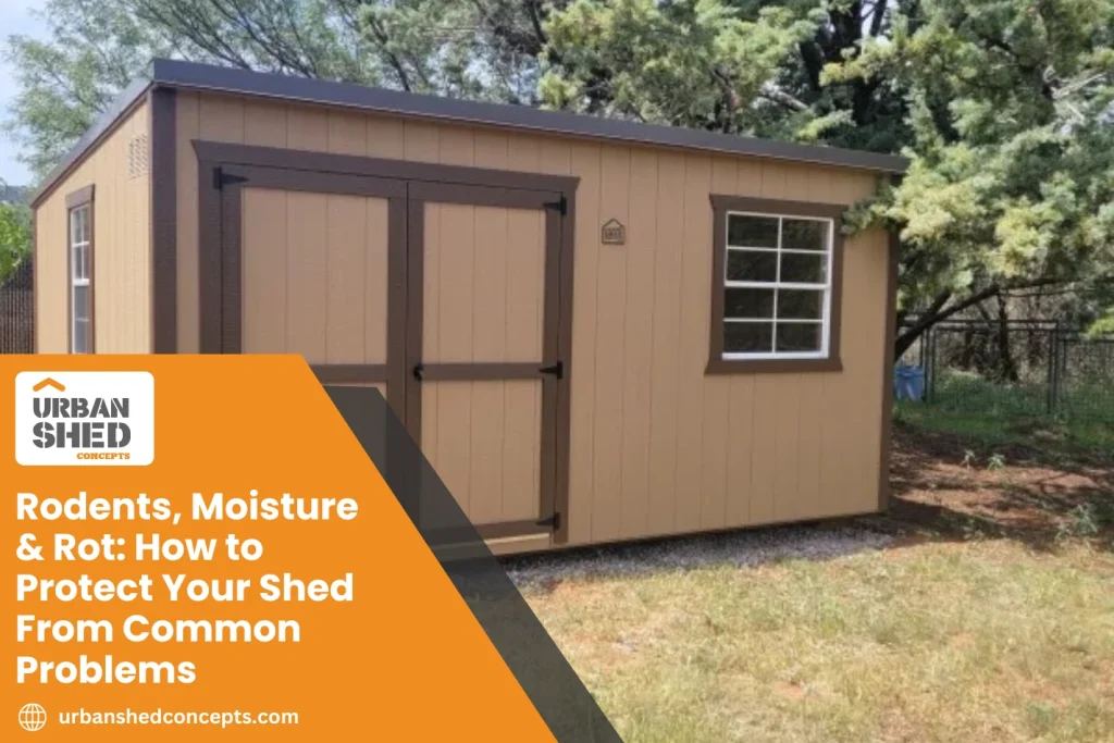 Rodents, Moisture & Rot: How to Protect Your Shed From Common Problems