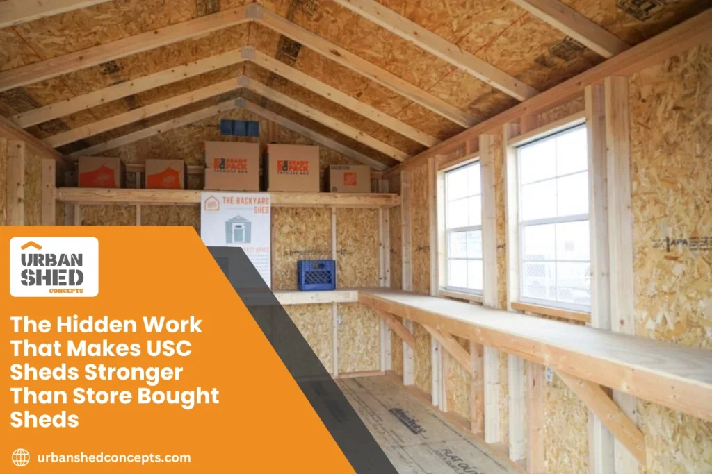 The Hidden Work That Makes USC Sheds Stronger Than Store Bought Sheds